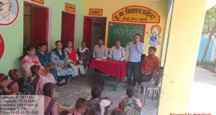 सार्वजनिक स्थानों पर डेंगू से बचाव के पोस्टर लगाए गए व पैंपलेट का वितरण किया