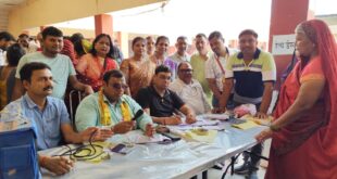 जायंट्स ग्रुप बिसौली स्टार्स एवं जायंट्स ग्रुप महिला समृद्धि के तत्वाधान में निःशुल्क चिकित्सा शिविर