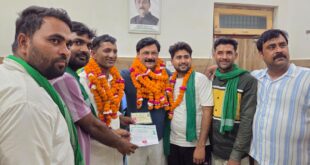 लताफत हुसैन प्रधान जरेठा को भारतीय किसान यूनियन (स्वराज) का राष्ट्रीय उपाध्यक्ष मनोनीत किया