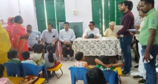 ग्राम पंचायत का निरीक्षण किया