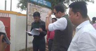 नोडल अधिकारी ने जल जीवन मिशन ग्रामीण के कार्याें का किया निरीक्षण, मिली अनेको खामियां