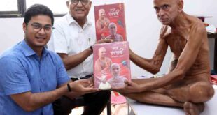 मुनिश्री ने टीएमयू के कुलाधिपति को  वात्सल्य में दिया सहज पथगामी ग्रंथ