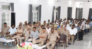 संभ्रान्त व्यक्तियों के साथ पीस कमेटी मीटिंग का आयोजन
