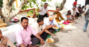 नगर कुंवरगांव में हुआ भंडारे का आयोजन हजारों भक्तों ने ग्रहण किया प्रसाद