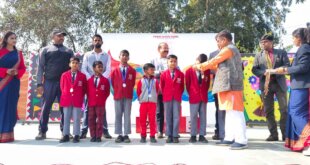 चंद्रसेन महेश्वरी ने फ्यूचर लीडर्स स्कूल, बिल्सी के वार्षिक खेल समारोह में मेडल वितरण कर बच्चों को किया सम्मानित