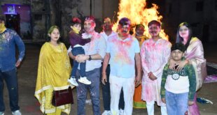 बदायूं पुलिस परिवार में होली की हर्षोल्लास भरी शुरुआत