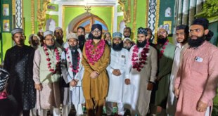 तरावीह में कुरआन मुकम्मल होने पर बिसौली में जश्न, हाफिज जैनुल आब्दीन सम्मानित