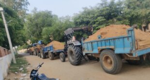एसडीएम श्री साई आश्रित शाख मुरी ने खनन माफियाओं के खिलाफ अभियान चलाया।