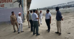बाढ़ से निपटने की तैयारियों का जायजा लेने कछला घाट पहुंचे एडीएम, आज होगी मॉक ड्रिल