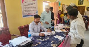 आसफपुर ब्लाक पर शिविर का आयोजन किया