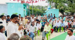 पूर्व मंत्री आबिद रज़ा को सुनने के लिए उमड़ा जन सैलाब