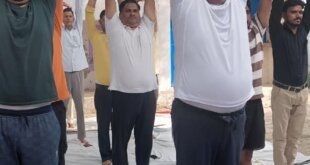 अंतर्राष्ट्रीय योग दिवस मनाया गया, वरिष्ठ भाजपा नेता पंडित शारदा कांत “सीकू भैया” ने योग पर विचार व्यक्त किये