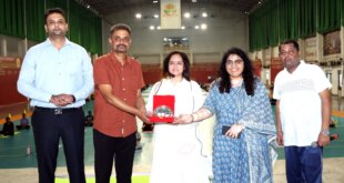 टीएमयू में योग गुरू ऋतु नारंग ने दिए हेल्दी एजिंग के टिप्स