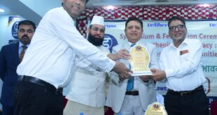 S.I.R में किए उत्कर्ष कार्य और समाजसेवा के लिए आमिर सुल्तानी किया गया सम्मानित
