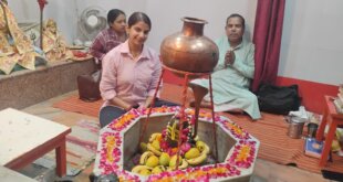 लिंगेश्वर नाथ महादेव का  किया गया  पुष्पों एवं फलों से भव्य -दिव्य   श्रृंगार