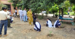 राजकीय महाविद्यालय में 600 पौधों का रोपण कर पर्यावरण संरक्षण का लिया संकल्प