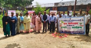 एक पेड़ मां के नाम अभियान के तहत दीवानी न्यायालय परिसर में हुआ वृहद वृक्षारोपण