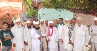 उमरे के मुबारक सफर से वापसी पर किया इस्तकबाल