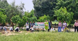 नवग्रह के पौधों से महका परिसर, पर्यावरण संरक्षण का लिया संकल्प
