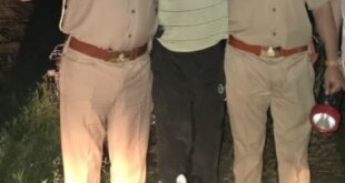 25 हजार का इनामी बदमाश पुलिस मुठभेड़ में गिरफ्तार, डकैती के रुपये, तमंचा और बाइक बरामद