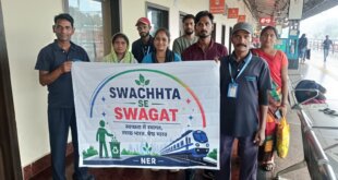 इज्जतनगर मंडल में चला ‘स्वच्छता से स्वागत’ अभियान, स्टेशनों पर सफाई और जागरूकता कार्यक्रम आयोजित