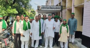 शिक्षा संबंधी समस्याओं को लेकर भाकियू (चढ़ूनी) ने किया प्रदर्शन, अधिकारियों को सौंपा ज्ञापन