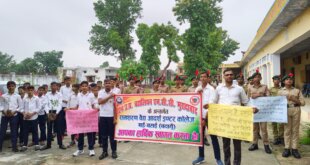 24 यूपी बटालियन एनसीसी, मुरादाबाद के निर्देशन में “एक पेड़ माँ के नाम” अभियान