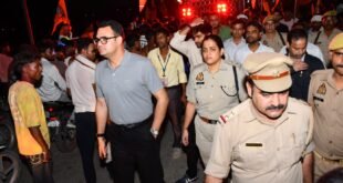 डीएम-एसएसपी ने कछला गंगा घाट और कांवड़ मार्ग का किया निरीक्षण