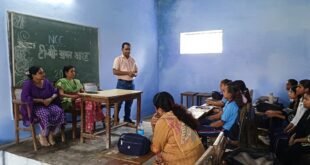 एनसीसी कैडेट्स को टीवी से बचने के उपाय एवं सावधानी के बारे में जानकारी दी।