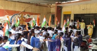 राजकीय महाविद्यालय में एनएसएस द्वारा भव्य तिरंगा यात्रा आयोजित