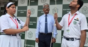 दिल्ली पब्लिक स्कूल बदायूं में धूमधाम से मनाया गया 80वां स्वतंत्रता दिवस