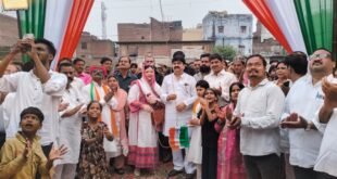 नगर पालिका में हर्षोल्लास के साथ मनाया गया 80वां स्वतंत्रता दिवस
