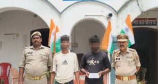 ट्रेन से मोबाइल चोरी करने वाले दो आरोपी गिरफ्तार