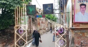 जुलूस-ए-मोहम्मदी के रूट पर फ्लैक्स-बैनरों की भरमार