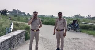 अरिल नदी बॉर्डर पर राहगीरों की सुरक्षा में मुस्तैद रही दबतोरी पुलिस