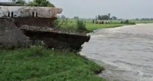 कदम नगला-रैपुरा में कटान से दहशत, बांध पर भी खतरा