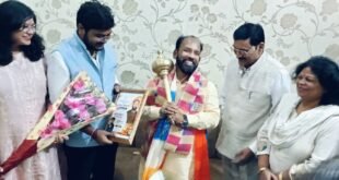 राज्य सूचना आयुक्त के आवास पहुंचे भाजपा ब्रज क्षेत्र अध्यक्ष, संगठन की मजबूती पर मंथन