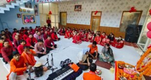 बाबा इंटरनेशनल स्कूल ने मनाया 12वां स्थापना दिवस, सुंदरकांड से गूंजा परिसर