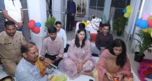 पुलिस लाइन में धूमधाम से मनाई श्रीकृष्ण जन्माष्टमी