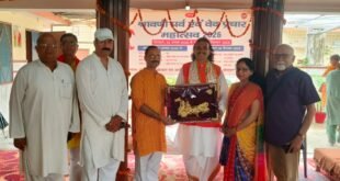 कोटद्वार में आचार्य संजीव रूप का हुआ भव्य अभिनंदन