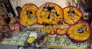 लिंगेश्वर नाथ महादेव दक्षिण मुखी हनुमान मंदिर पर श्रद्धा पूर्वक मनाया गया लड्डू गोपाल का छठी उत्सव पर्व