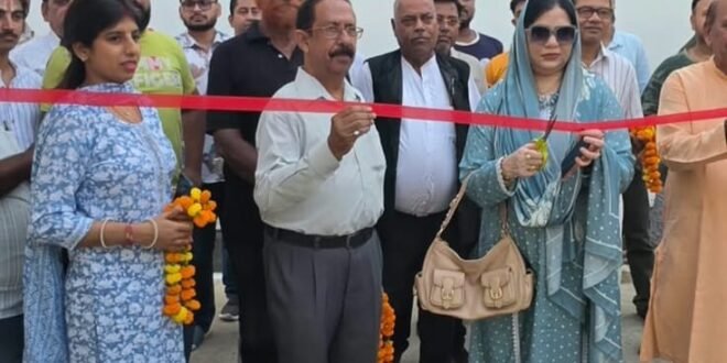 वार्ड नंबर सात की न्यू आदर्श कालोनी और मंदिर वाली गली में कराए गए सड़क-नाली निर्माण कार्य का हुआ लोकार्पण