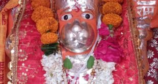 श्री बालाजी भक्ति धाम पर हनुमान जी महाराज का भव्य श्रृंगार