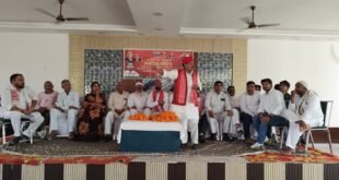 समाजवादी पार्टी विधानसभा क्षेत्र बिसौली की मासिक बैठक
