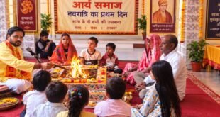 नवरात्र के प्रथम दिन साप्ताहिक सत्संग में हुआ मां दुर्गा के नौ स्वरूपों का वर्णन