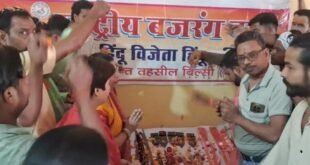 महानवमी पर भवन मंदिर में कन्या पूजन और शस्त्र पूजन आयोजित
