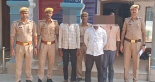 अलापुर पुलिस ने तीन वारंटी अभियुक्तों को गिरफ्तार किया