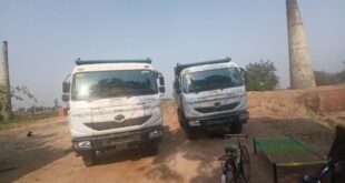 ईंट भट्ठे पर खड़े दो डंपरों से स्टेपनी और 250 लीटर डीजल चोरी