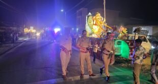 महर्षि वाल्मीकि शोभायात्रा को लेकर पुलिस अलर्ट