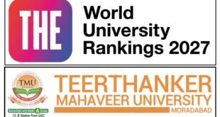टीएचई वर्ल्ड यूनिवर्सिटी रैंकिंग्स-2027 ने दिलाई टीएमयू को वैश्विक पहचान